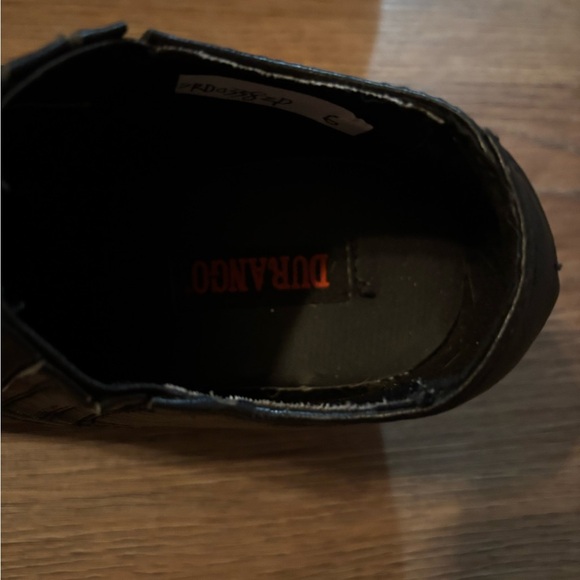 Durango Black Ankle Boots - Picture 6 of 7